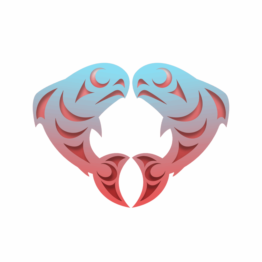 Indigenous salmon art