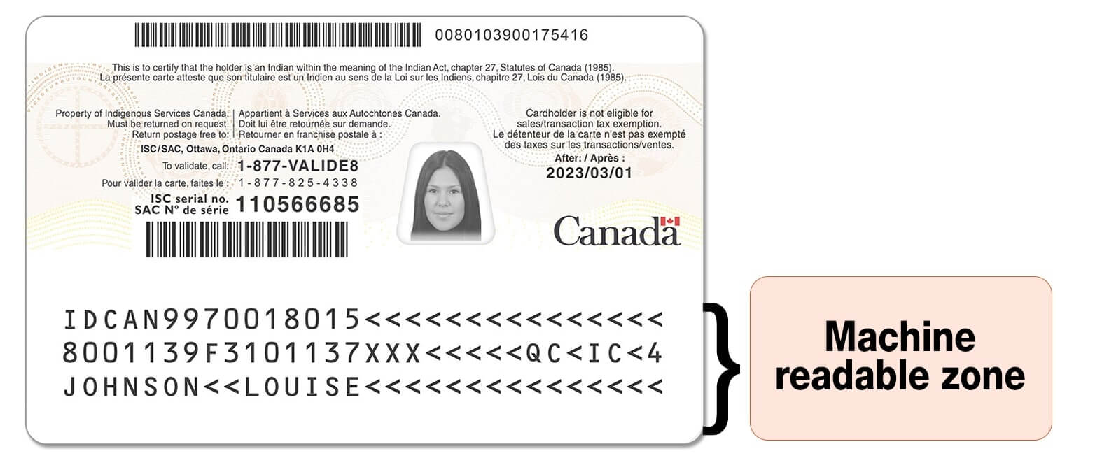 Secured Certificate of Indian Status - Leq'á:mel First Nation