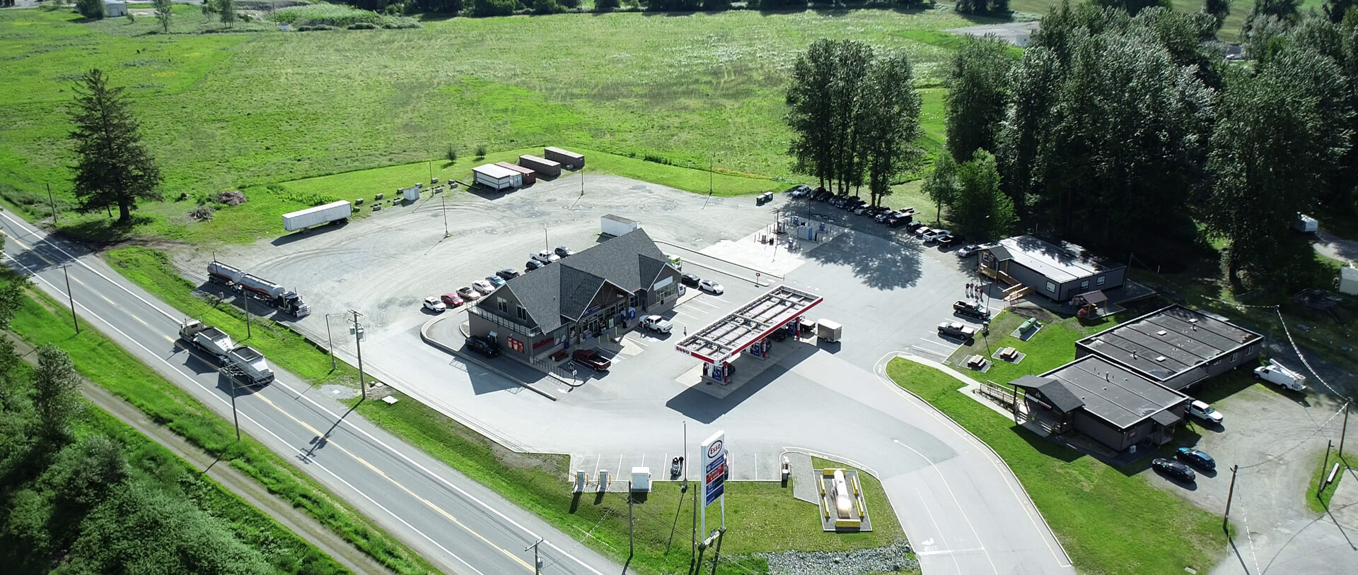 Aerial view of Leqamel Esso