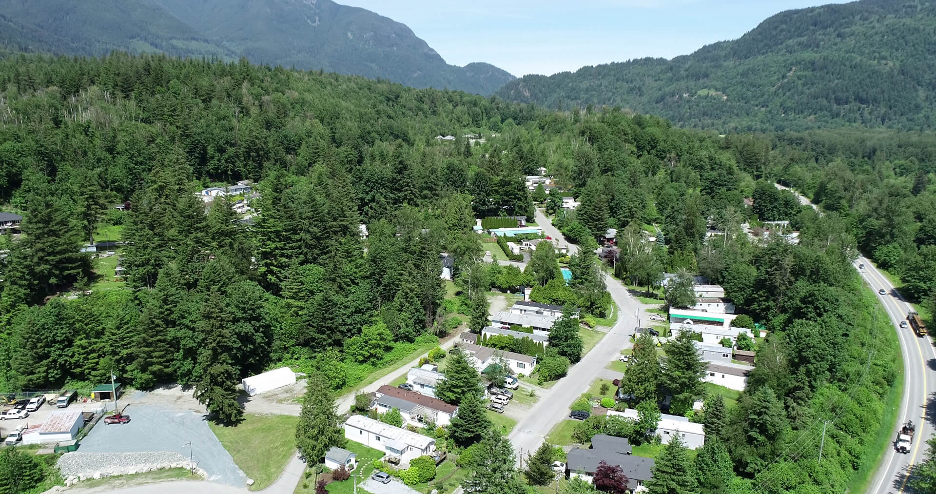 Aerial view of LFN housing