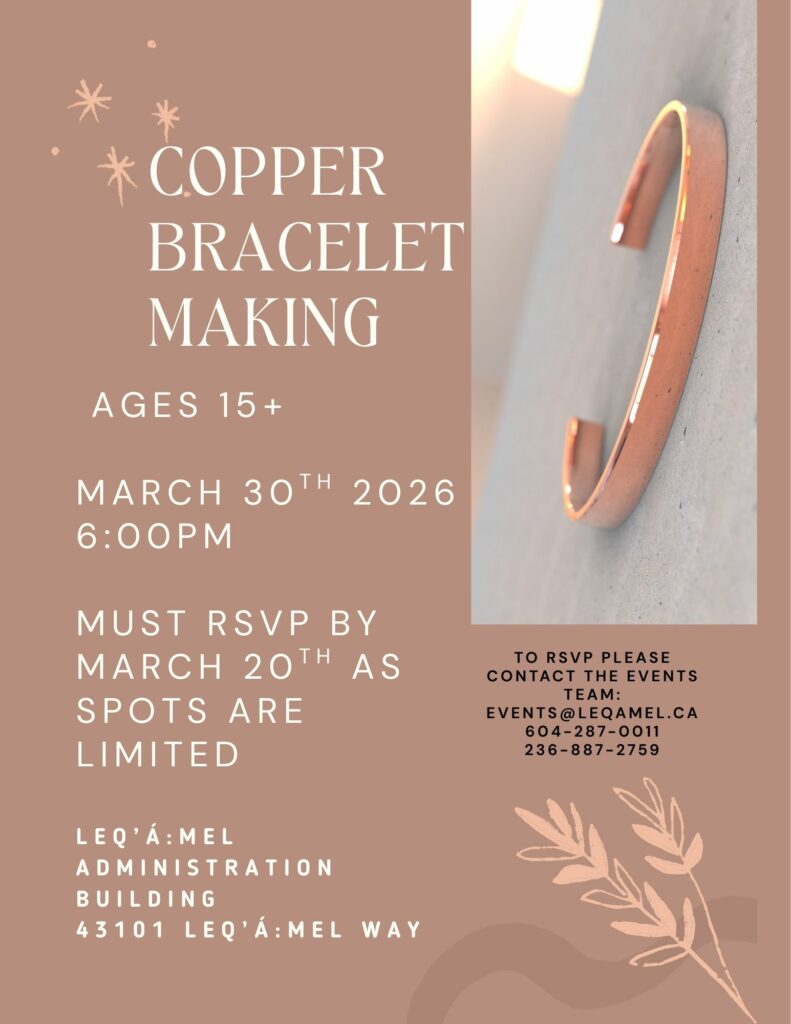 Copper Bracelet Class
